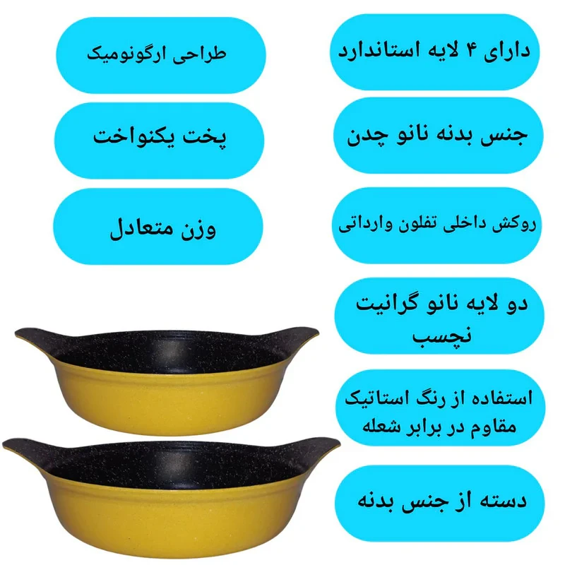 سرویس تابه دو پارچه مدل 2420
