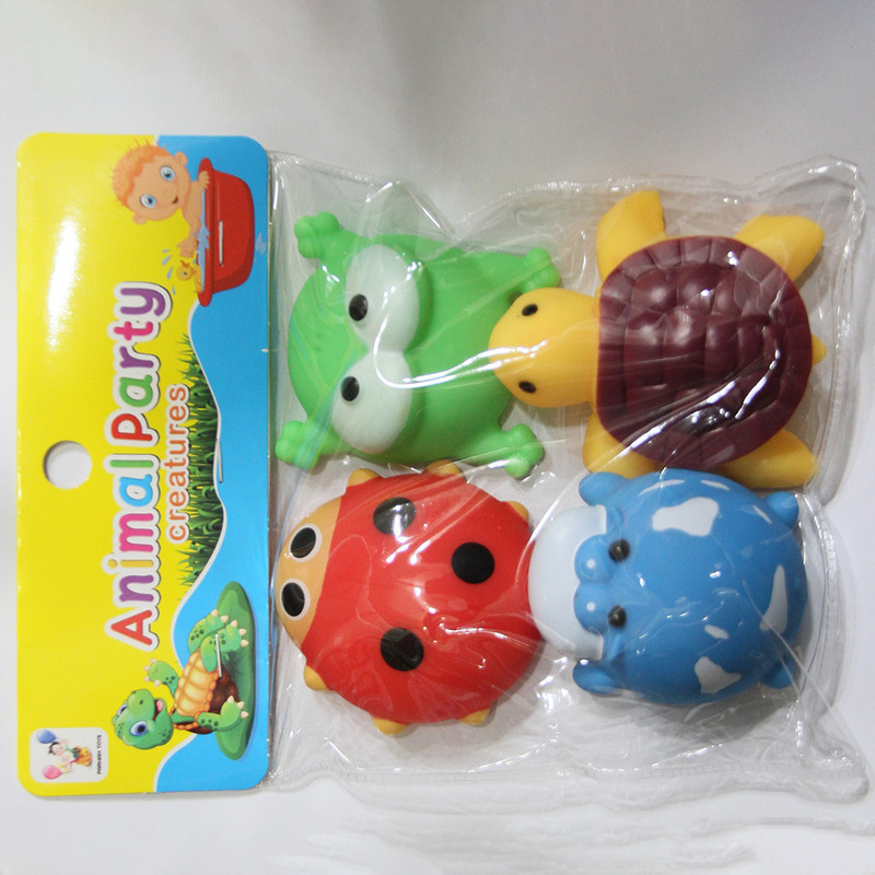 عروسک حمام مدل ANIMAL PARTY کد 984 مجموعه 4 عددی