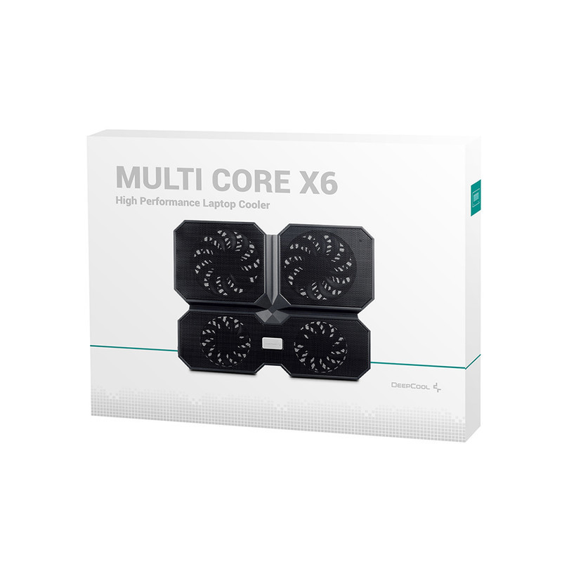 پایه خنک کننده  لپ تاپ دیپ کول مدل MULTICORE X6 2023