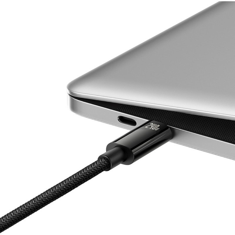 کابل تبدیل USB-C باسئوس مدل (TUNGSTEN GOLD (240W طول 3 متر