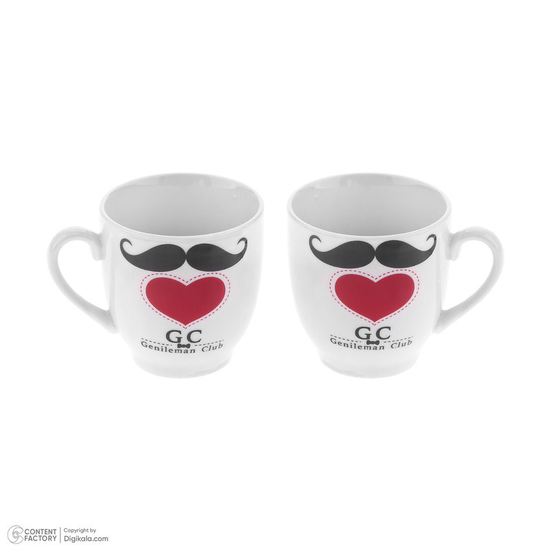 سرویس چای خوری 4 پارچه 2 نفره مدل GC کد 003