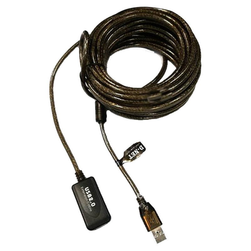 کابل افزایش طول  USB 2.0 دی نت مدل UF523 طول 10 متر