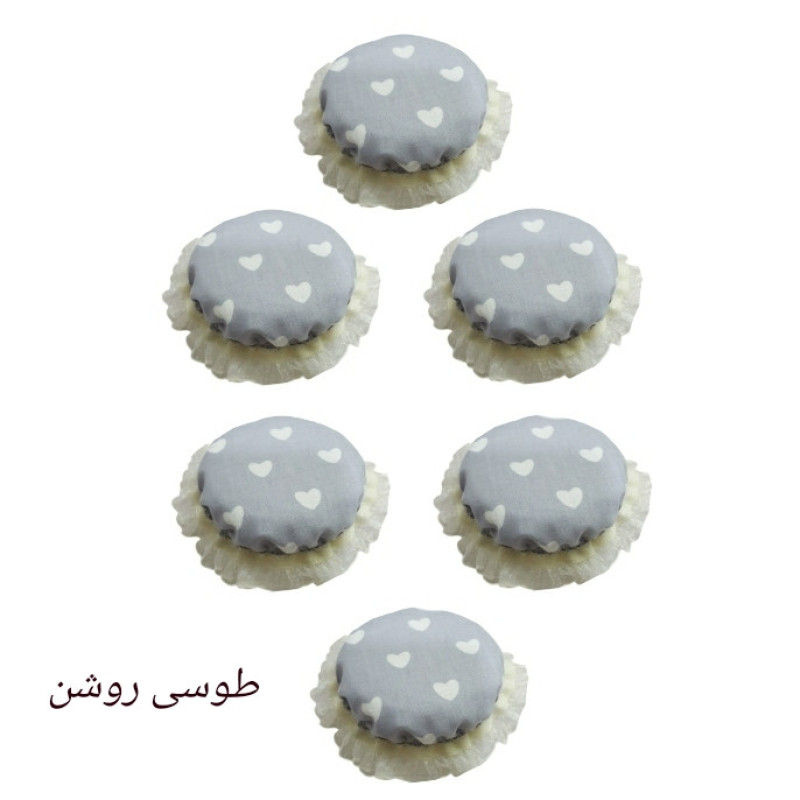 دستگیره اجاق گاز مدل قلب کد 030 بسته 6 عددی