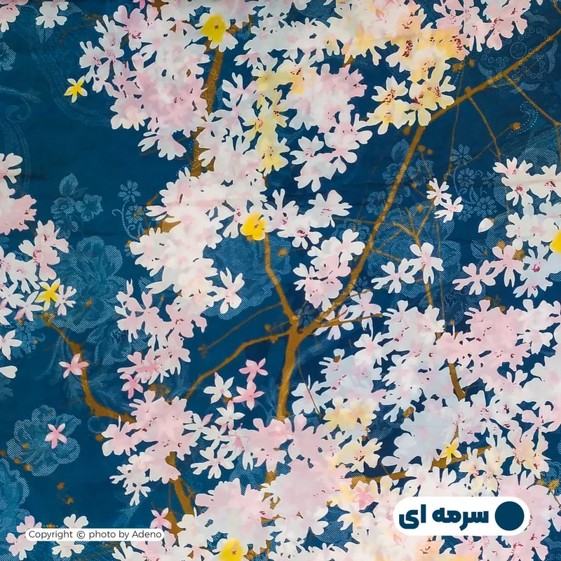 کاور لحاف آدنو مدل شکوفه کد CH60 یک نفره سایز 160x220 سانتی متر