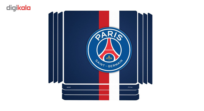 برچسب افقی پلی استیشن 4 پرو گراسیپا طرح PSG