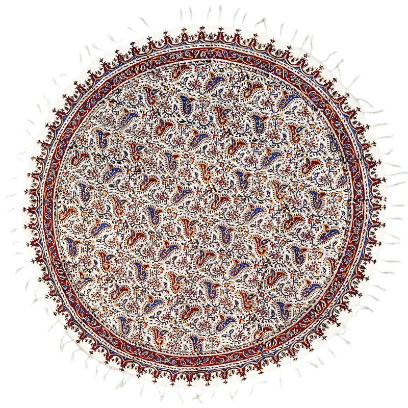 رومیزی قلمکار مدل سلسله