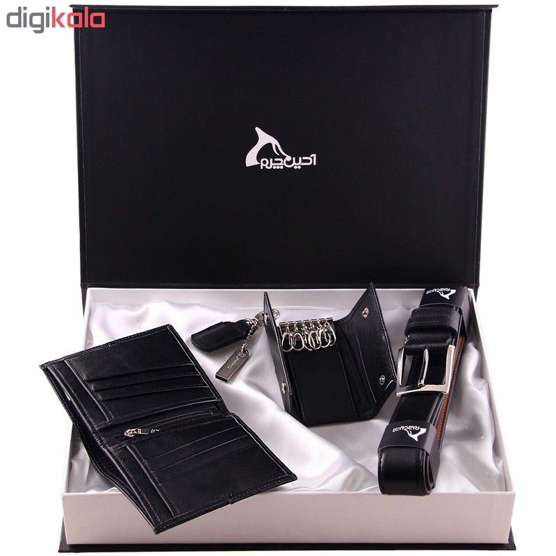 ست هدیه مردانه چرم بارز کد DS54