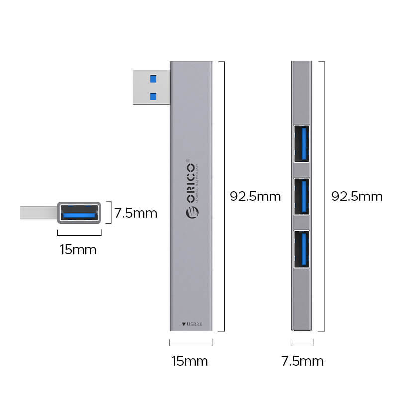 هاب 4 پورت USB3.0 اوریکو مدل YSZ1-U3