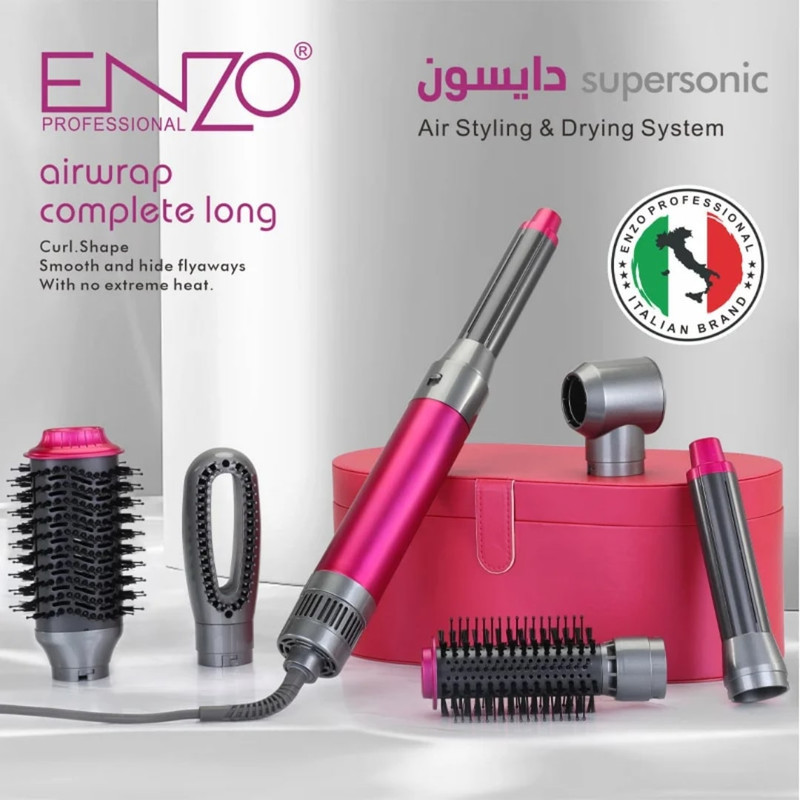 سشوار برس دار حالت دهنده انزو پروفیشینال مدل EN-4133