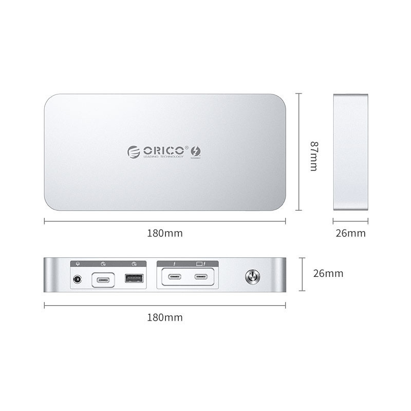 هاب 12 پورت ThunderBolt 4.0 اوریکو مدل TB4