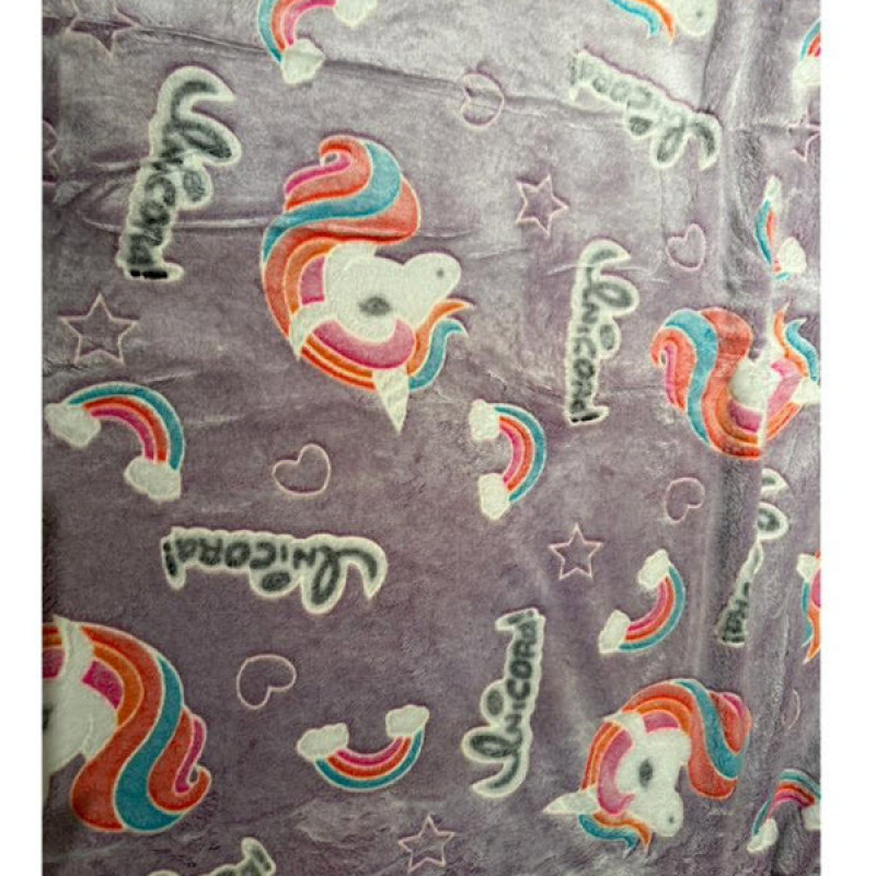 پتو مسافرتی 1 نفره ویراگیتا مدل تک شاخ per سایز 150x200 سانتی‌متر