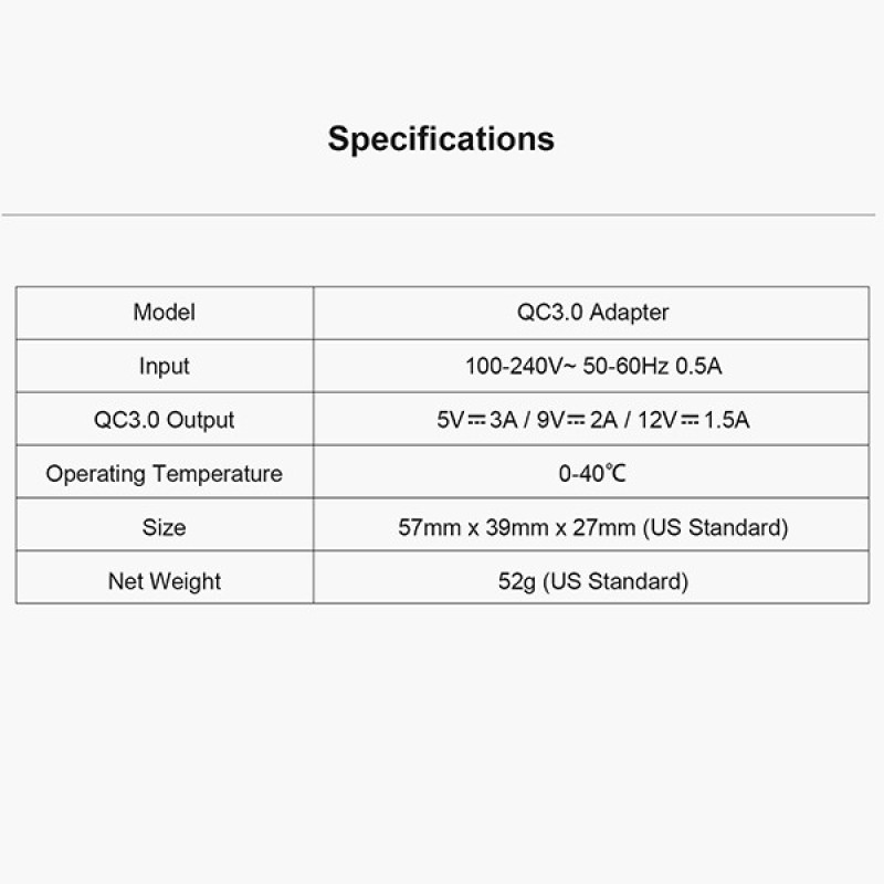 شارژر دیواری 18وات اکستار مدل DBS15Q