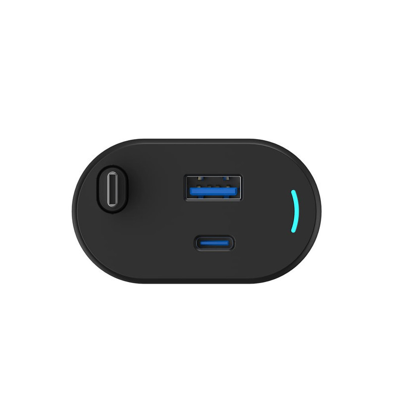 شارژر فندکی 70 وات پاورولوجی مدل Powerology Type-C Retractable Car Charger