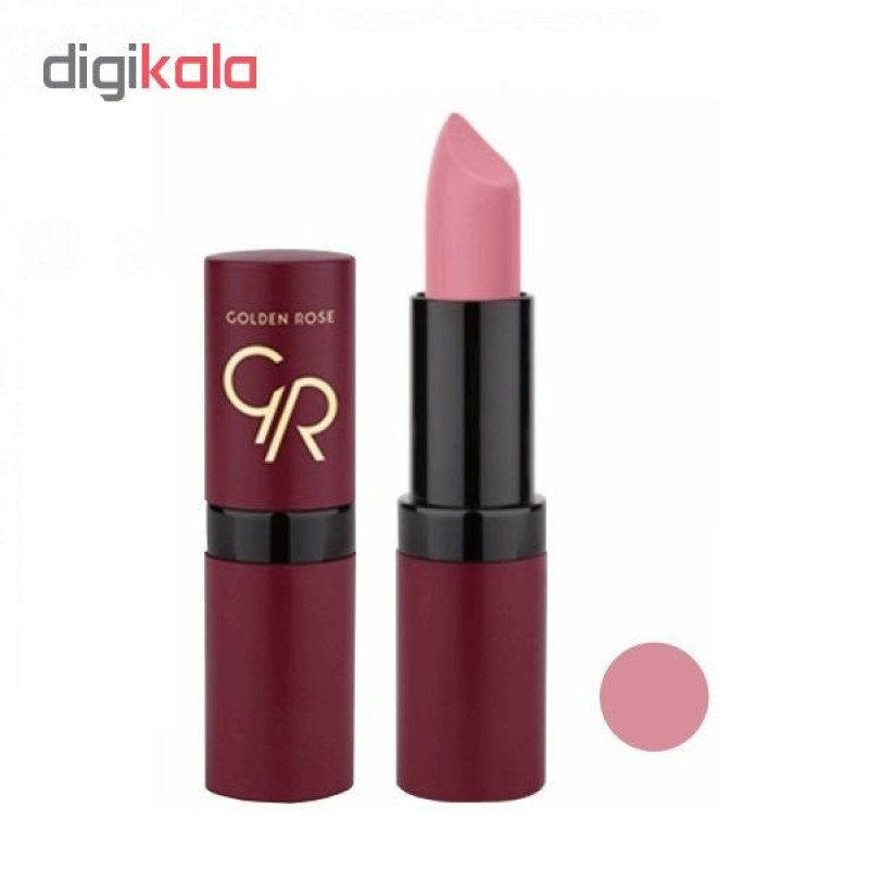 رژلب گلدن رز مدل Velvet شماره 07