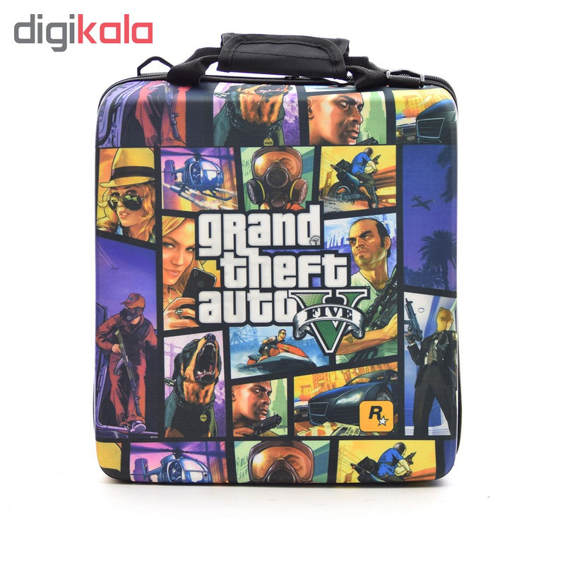 کیف حمل پلی استیشن 4 Pro طرح GTA