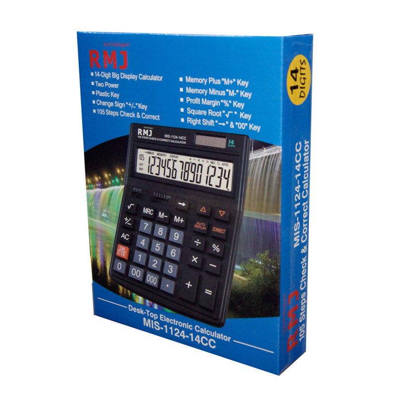 ماشین حساب آر ام جی مدل MIS-1124-14C