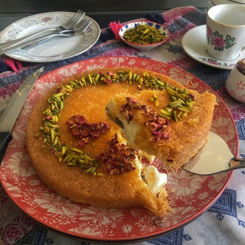 قالب شیرینی به گز مدل  کنافه AL کد 18