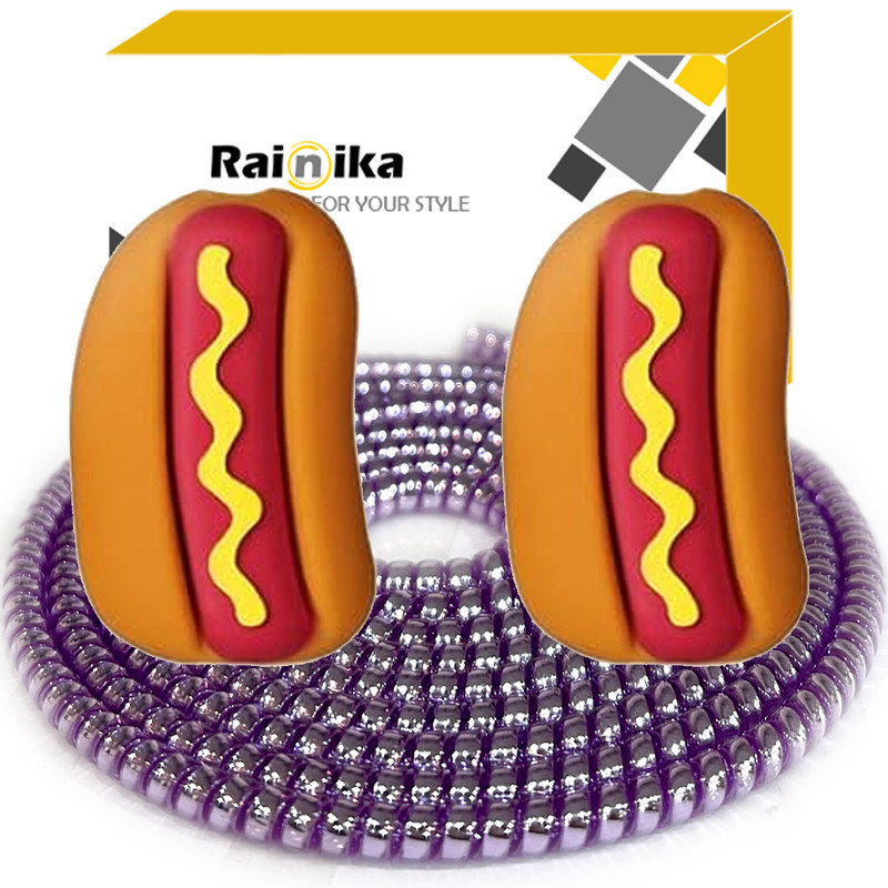 محافظ کابل شارژ و هندزفری رینیکا مدل Hot Dog KK 03 مجموعه 3 عددی