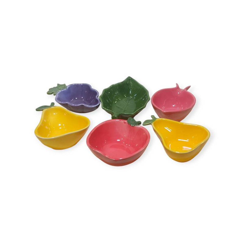 پیاله مدل میوه ای بسته 6 عددی