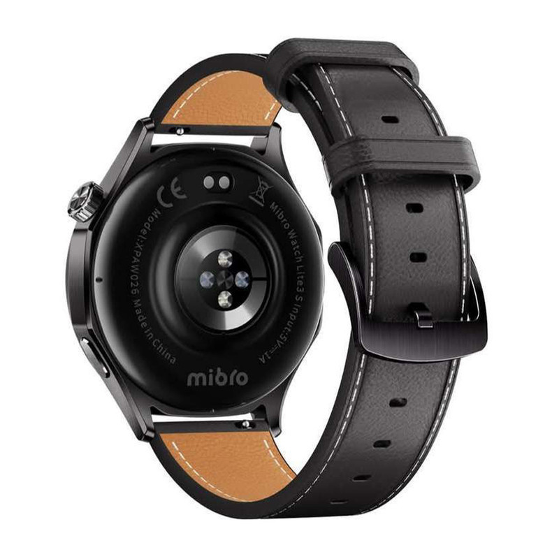 ساعت هوشمند 47 میلی‌متری میبرو مدل Watch GT XPAW026 با بند چرمی