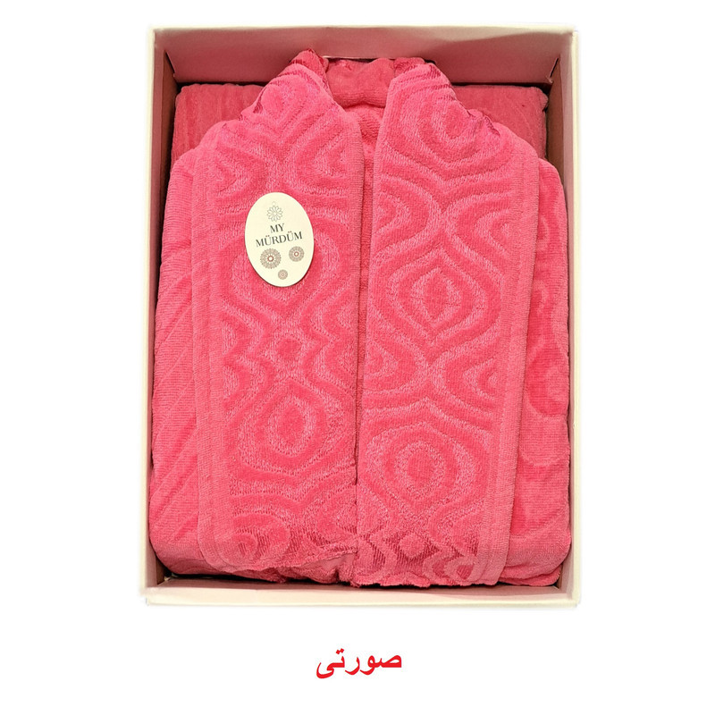 حوله پالتویی موردوم مدل تن پوش برجسته کد SA-90 سایز 125 سانتی متر