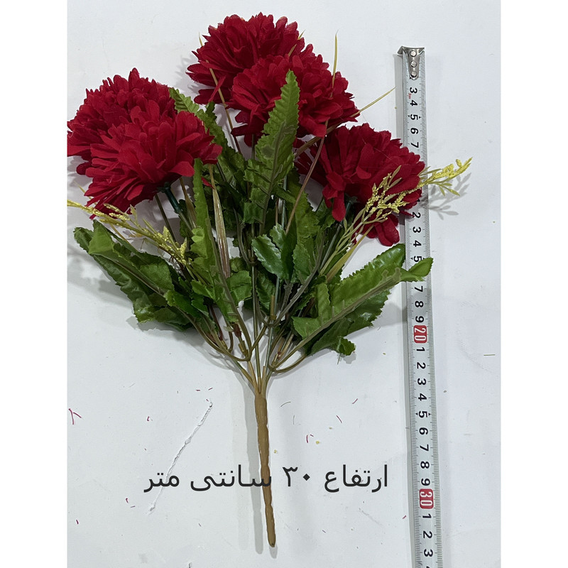 گل مصنوعی مدل بوته 5 گل میخک 012