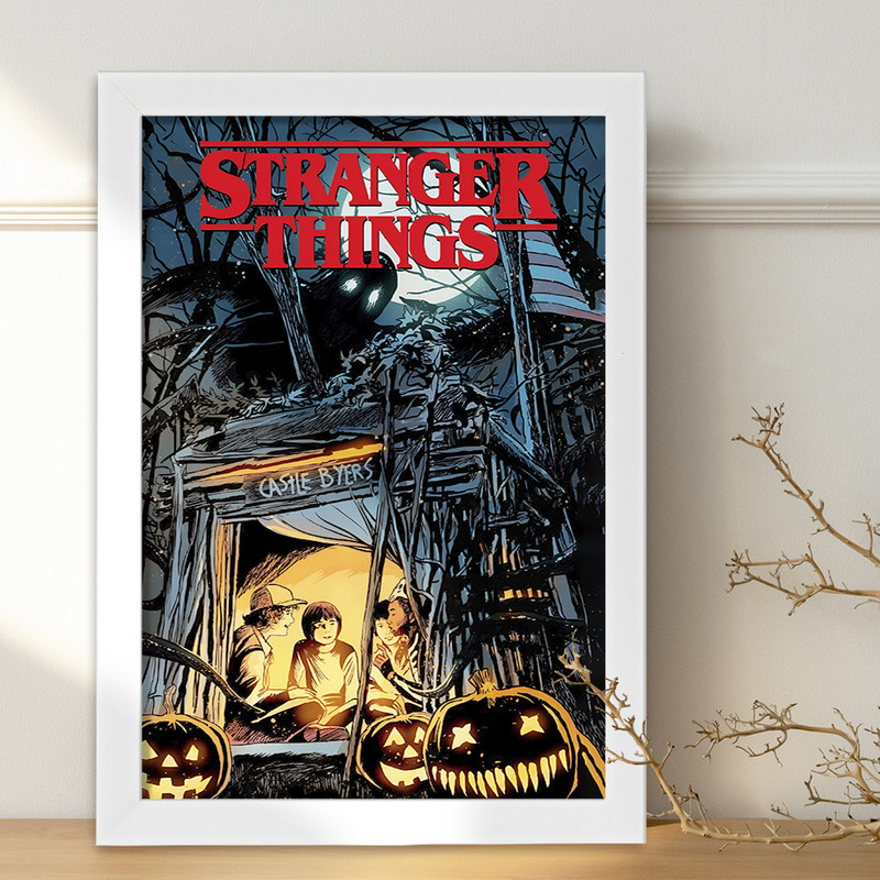 تابلو خندالو مدل استرنجر تینگز (Stranger Things) کد F10167