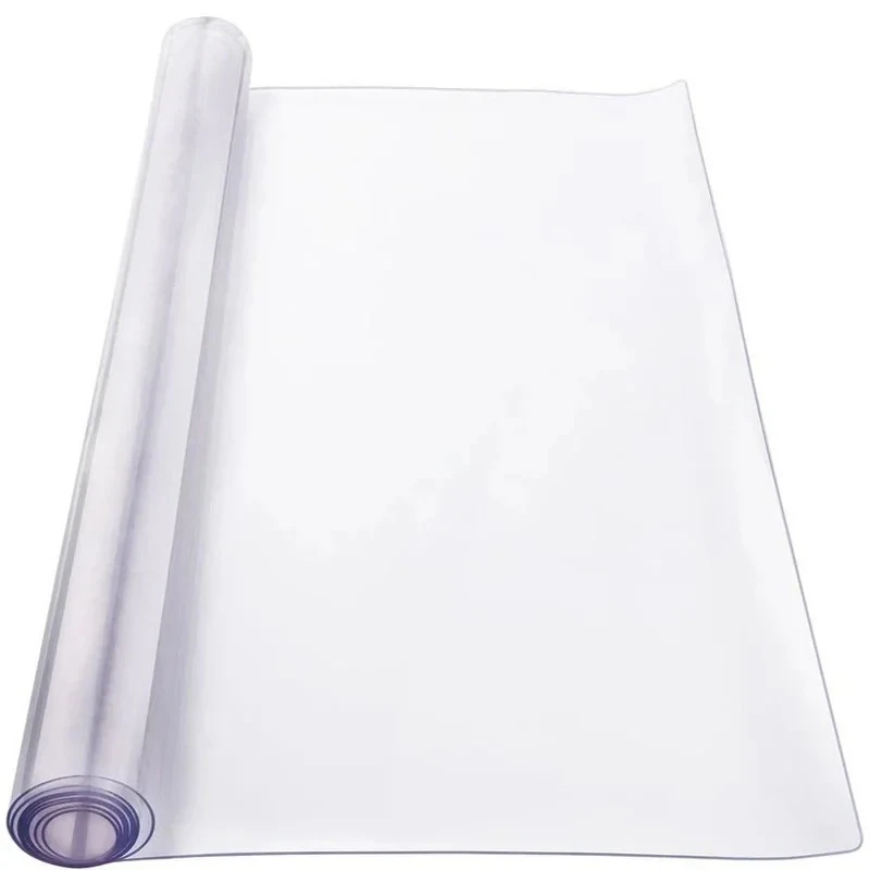 رومیزی مدل طلق شفاف سایز 100x90 سانتی‌متر
