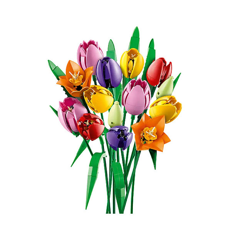 لگو 576 تکه سری بوتانیکال مدل Tulip Bouquet 11501