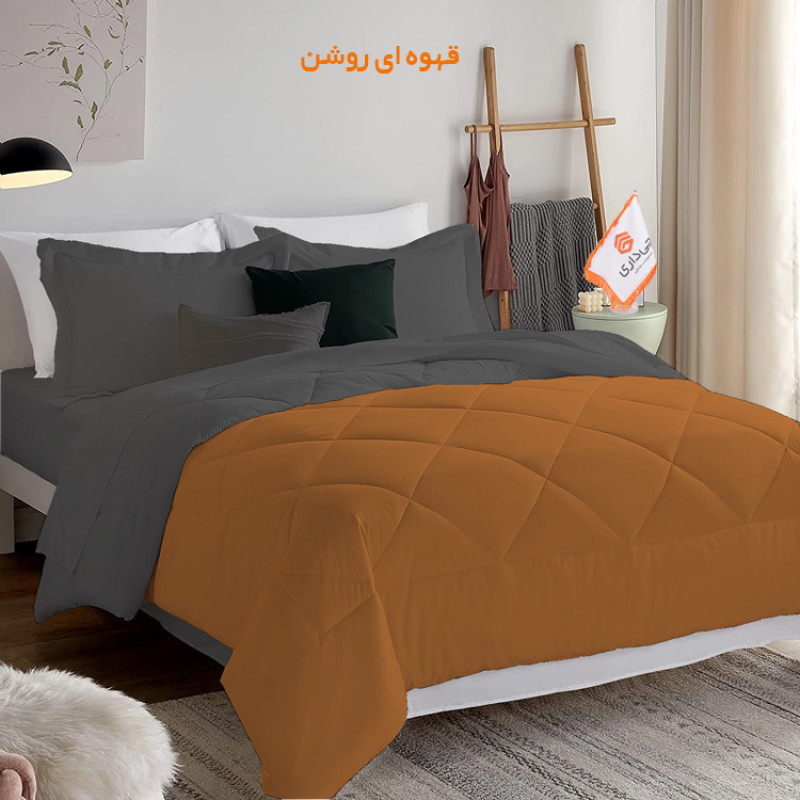 لحاف چیداری مدل دورو دونفره سایز 220x240 سانتی متر