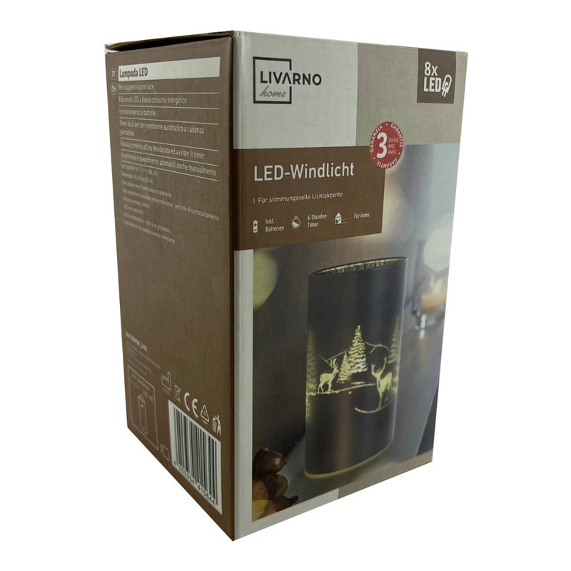چراغ خواب لیوارنو مدل گوزن و کاج کد WL9589