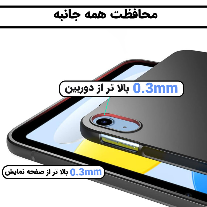 کاور لوکسار مدل iPad Air2024 _ Blackern مناسب برای تبلت اپل iPad Air 2024-11 Inch