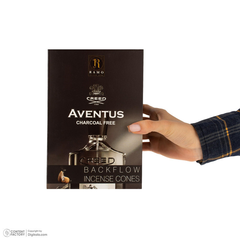 عود رامو مدل آبشاری  رایحه ادکلن AVENTUS بسته 10 عددی