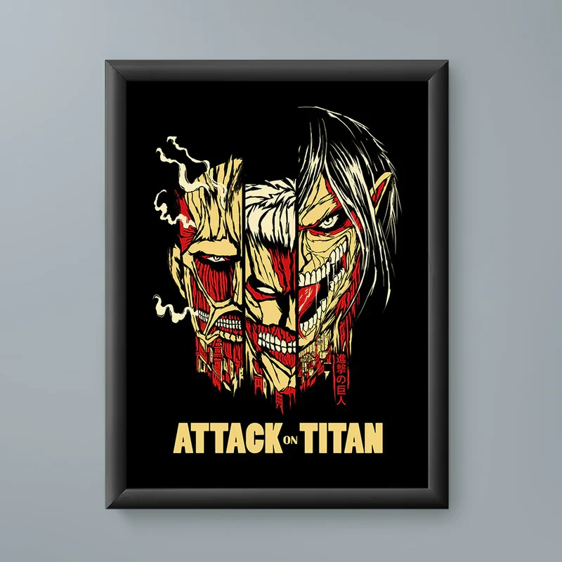 تابلو مدل اتک ان تایتان attack on titan 01