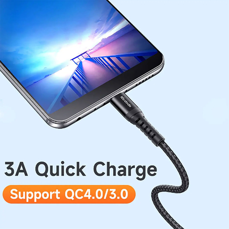 کابل تبدیل USB به MicroUSB مک دودو مدل CA-2282 طول 2 متر