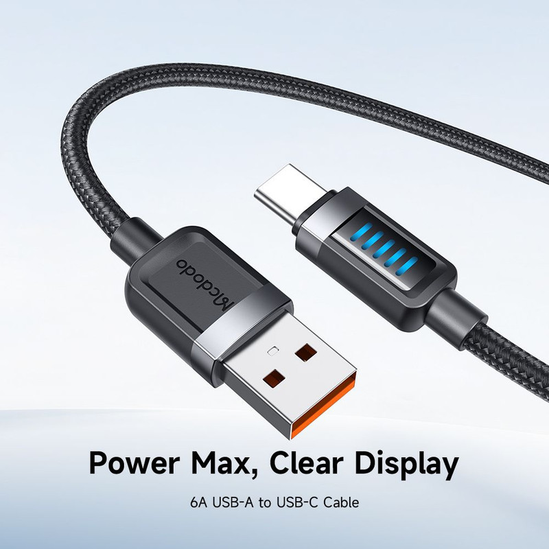کابل تبدیل USB به USB-C مک دودو مدل CA-033 طول 1.2 متر