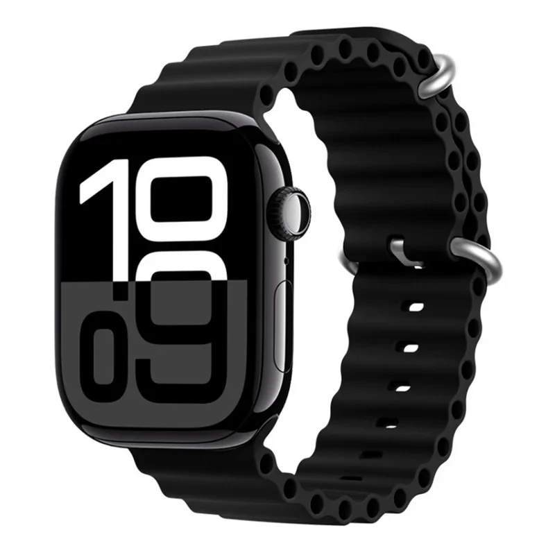 ساعت هوشمند 45 میلی متری مدل KW90 MAX با بند سیلیکونی