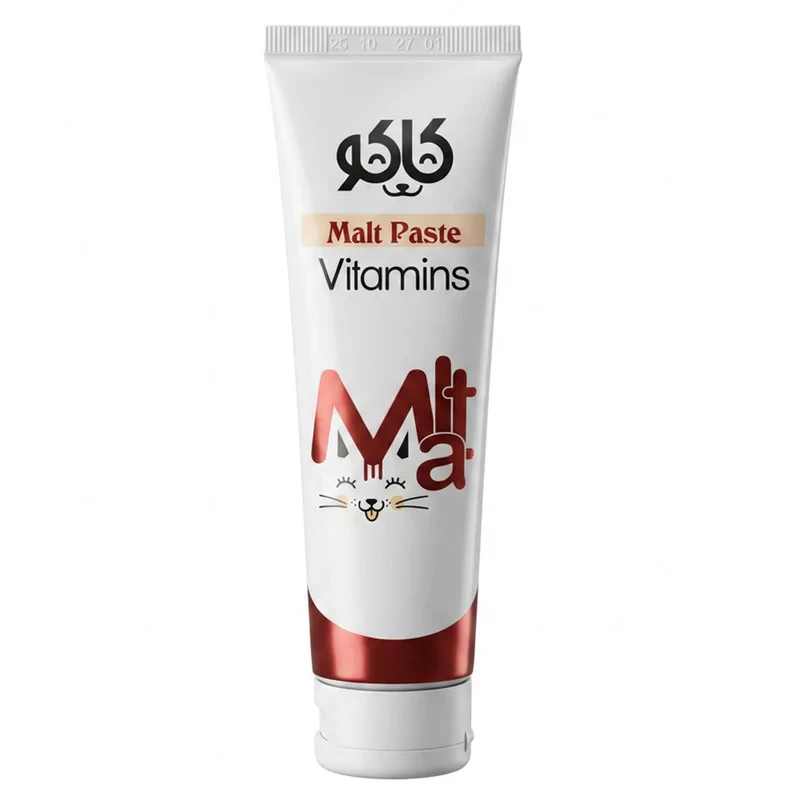 خمیر مالت گربه کاکو مدل vitamins وزن 100 گرم