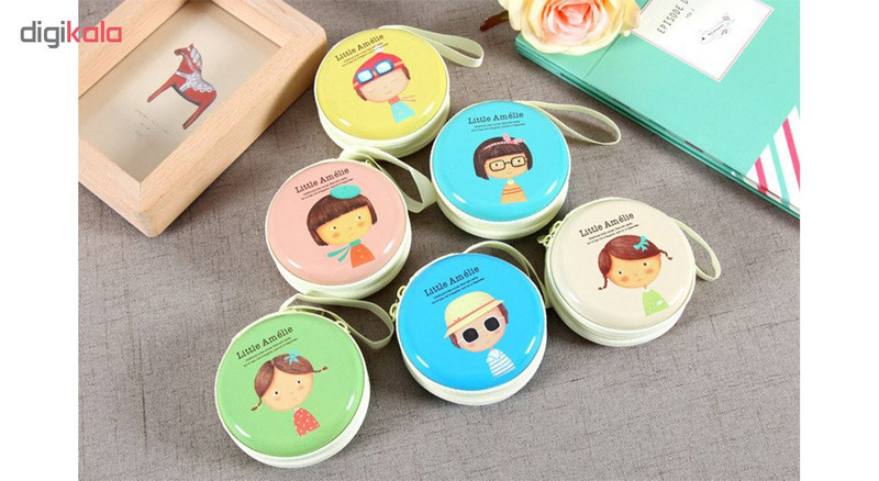 کیف هندزفری مدل LA01 طرح Little Amelie