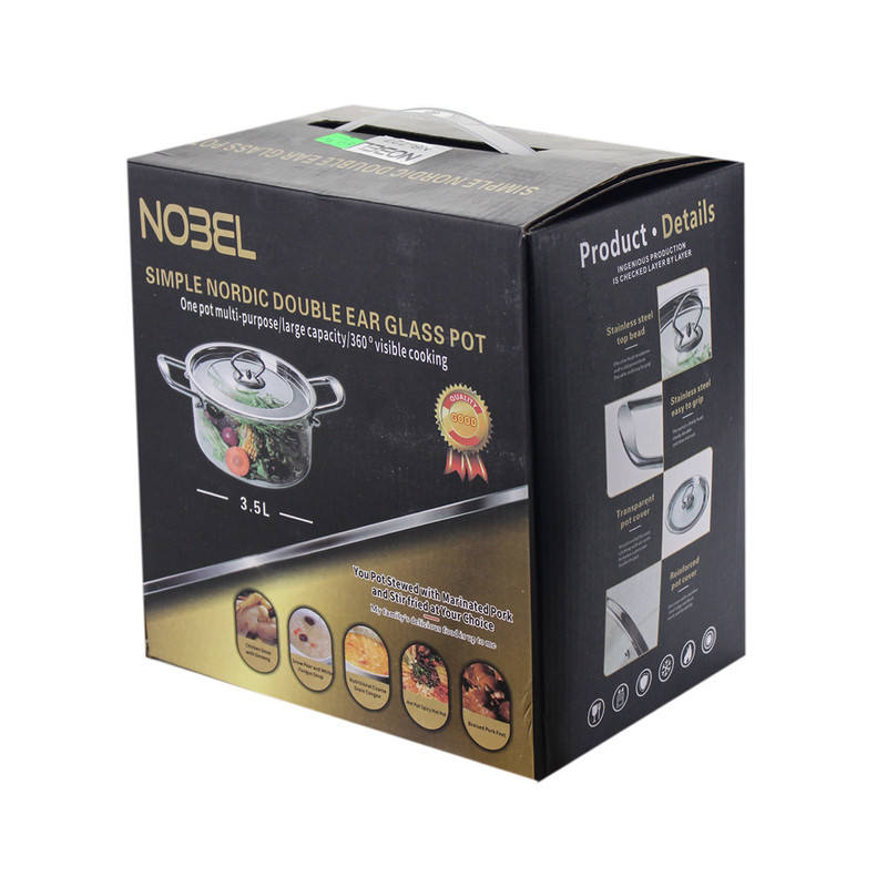 قابلمه پیرکس نوبل مدل شیار دار کد NB-730 سایز 20