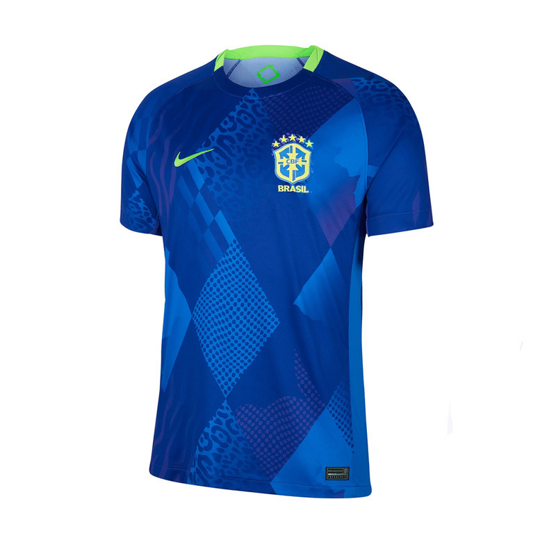 تی‌شرت ورزشی آستین کوتاه مردانه مدل برزیل Away 2025