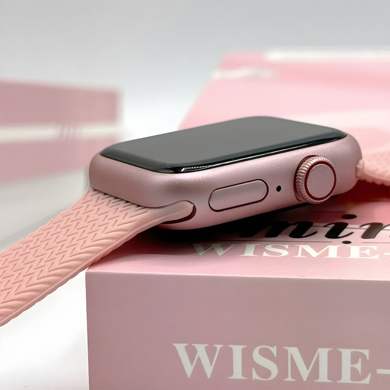 ساعت هوشمند 41 میلی متری ویسمی مدل X33 MINI با بند فلزی به همراه هدفون