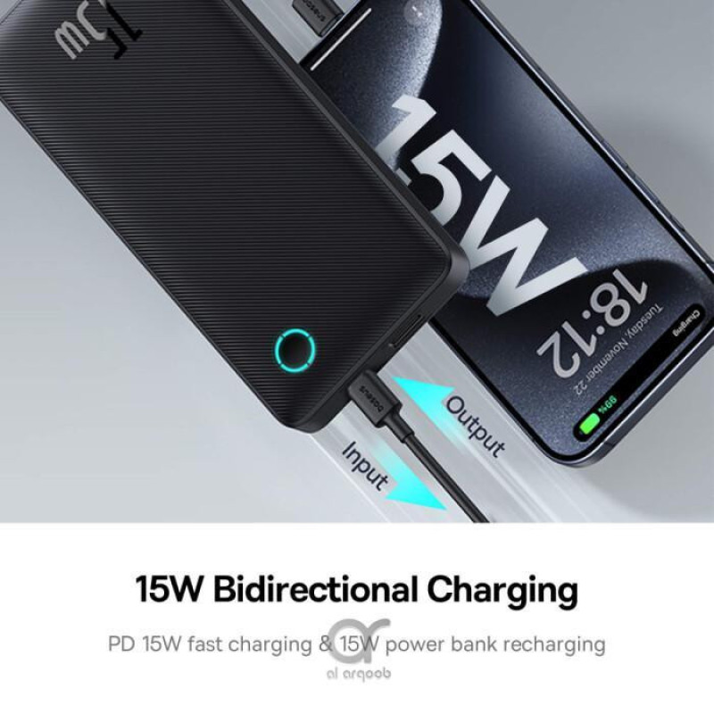 پاوربانک باسئوس 15 وات مدل Airpow Lite PPAP-10A