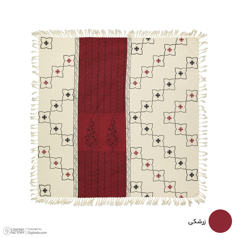 رومیزی بومی مدل 04 سایز 98x98 سانتی‌متر