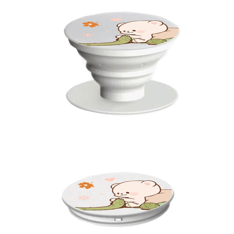 پایه نگهدارنده گوشی موبایل پاپ سوکت مدل set_bear_fall_girl