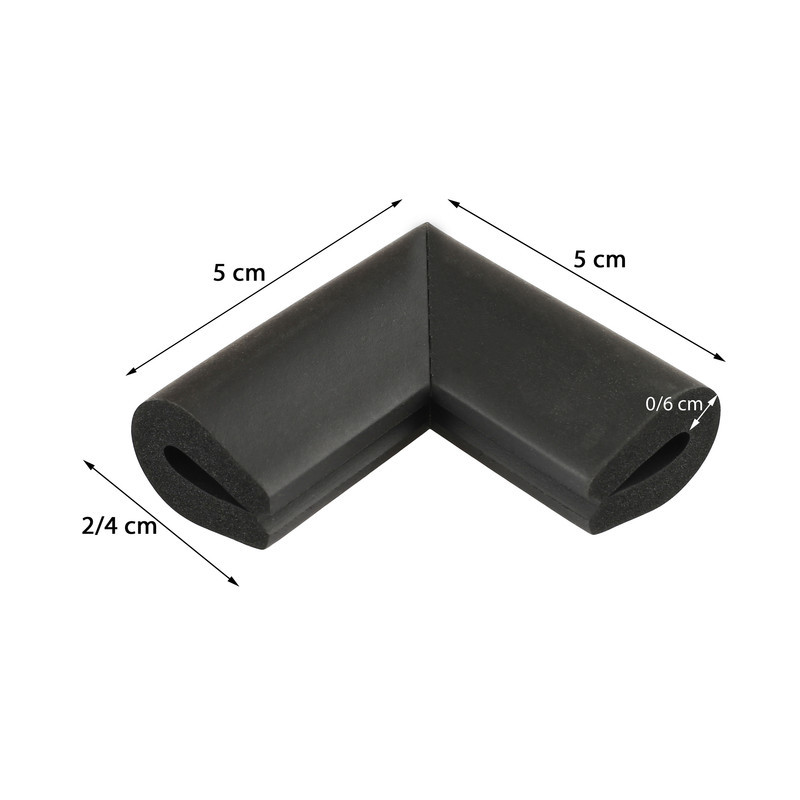 محافظ لبه شیشه کودک نی نی ک مدل N9258-CBL بسته 4 عددی