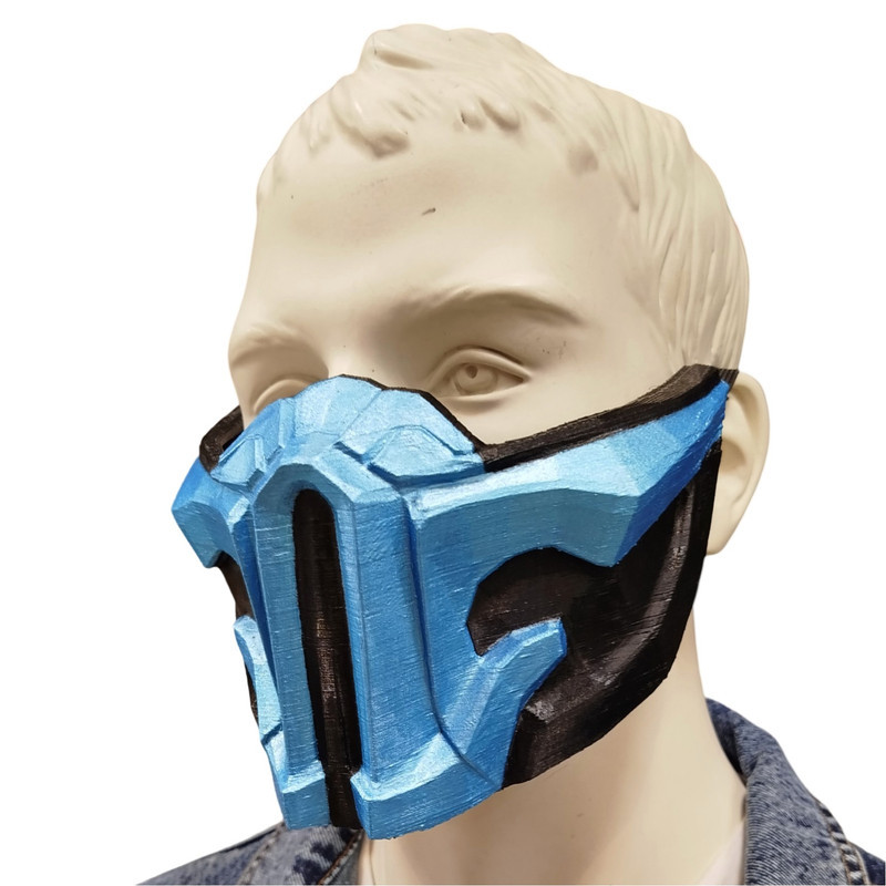 ماسک ایفای نقش مدل ساب زیرو مورتال کمبت Sub zero Kombat 11
