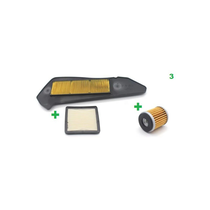 فیلتر هواکش گیربکس و روغن موتورسیکلت مدل Xmax250 مناسب برای ایکس مکس بسته 3عددی