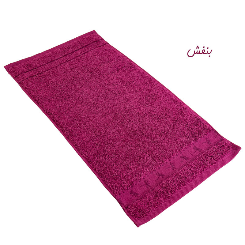حوله دستی آذین بافت مدل تاج سایز 30x60 سانتی متر