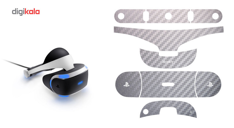 برچسب طرح فیبر-استیل ماهوت مناسب برای عینک واقعیت مجازی PlayStation VR